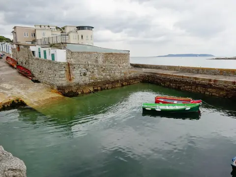 Dalkey, county Dublin, Ireland. Coliemore Harbour.