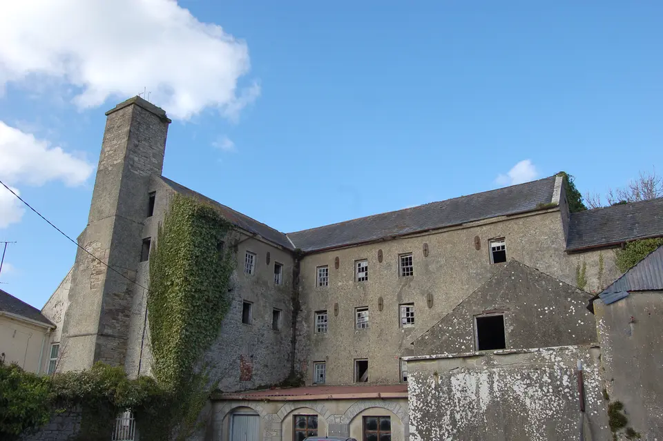 Abandoned Compsey Mill outside Mullinahone, designed by William Robertson