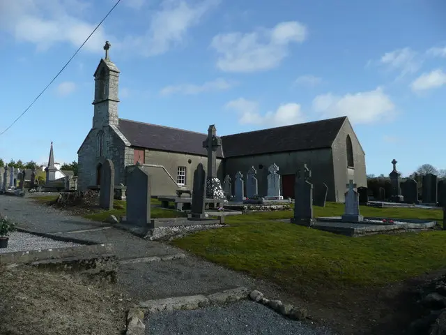 Coolalaw church A building in traditional grey render, by the Killalongford to Clonmore road.