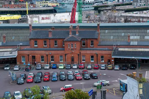 Cork, Cork Kent railway station.