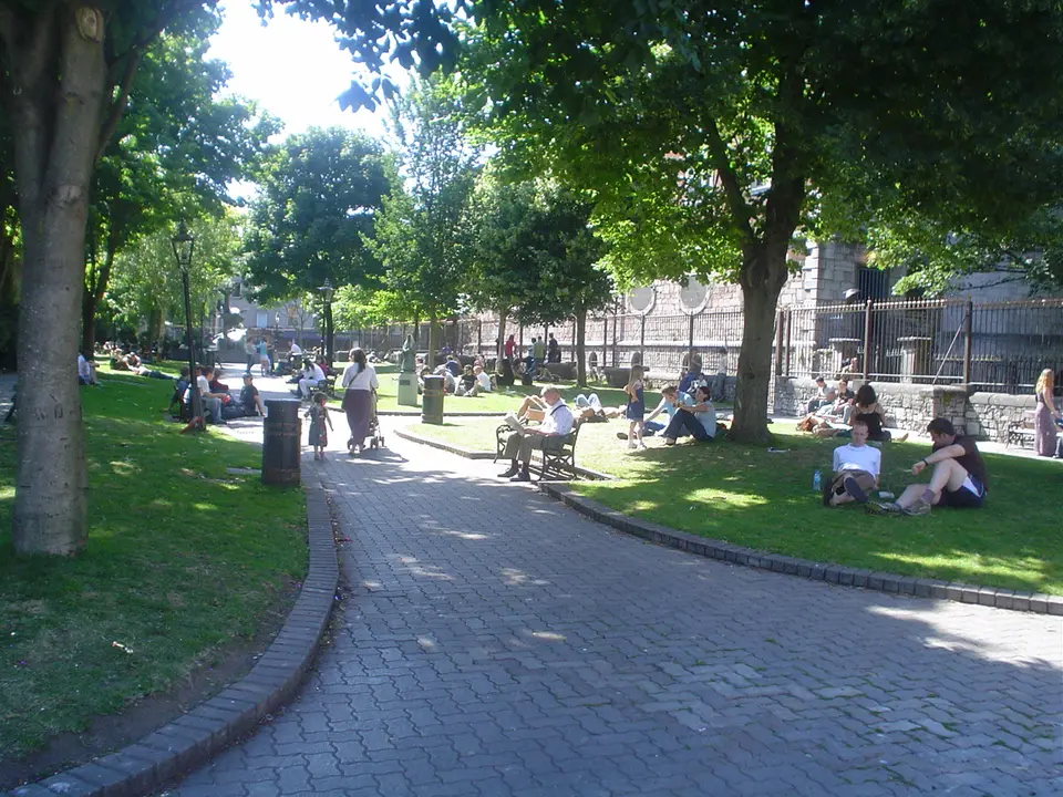 Bishop Lucey Park before its 2025 redevelopment