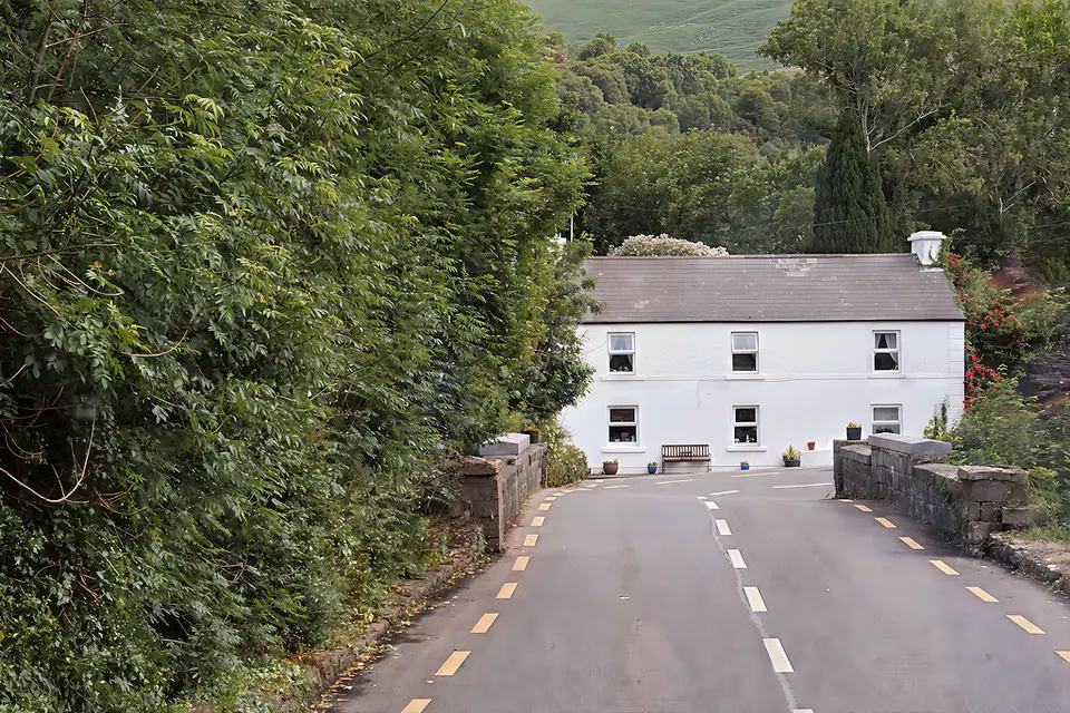 Cornamona Bridge and House on the R345