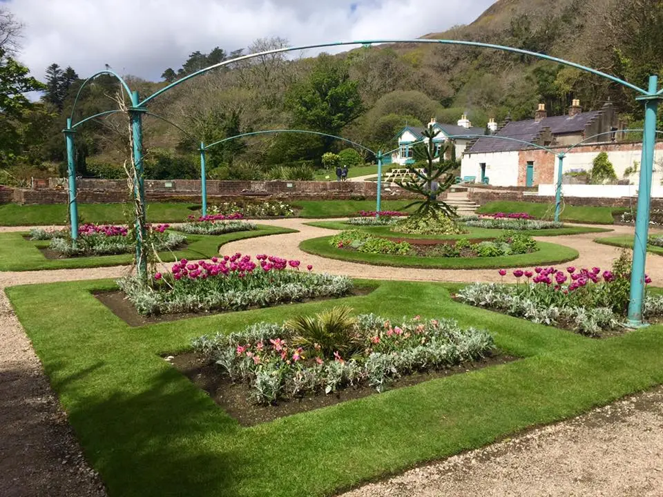 County Galway, Kylemore Abbey Walled Garden.