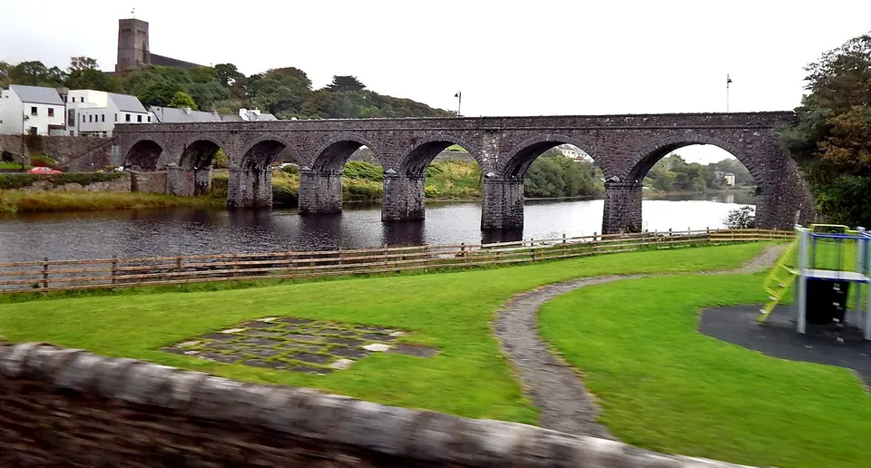 County Mayo - Newport - Seven Arch Railway Viaduct over Black Oak River