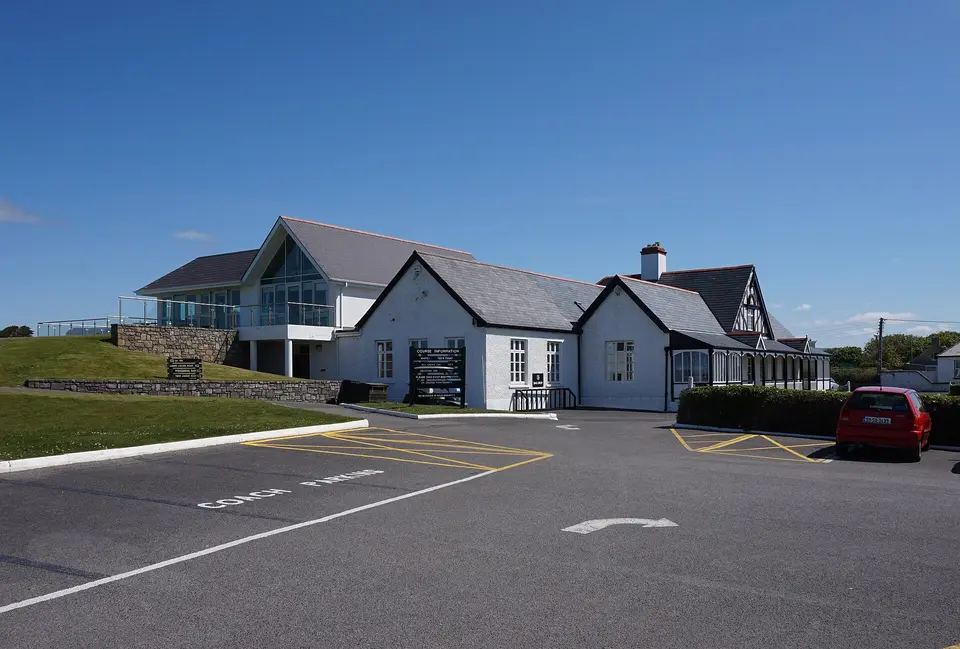 Clubhouse of the County Sligo Golf Club at Rosses Point, Ireland