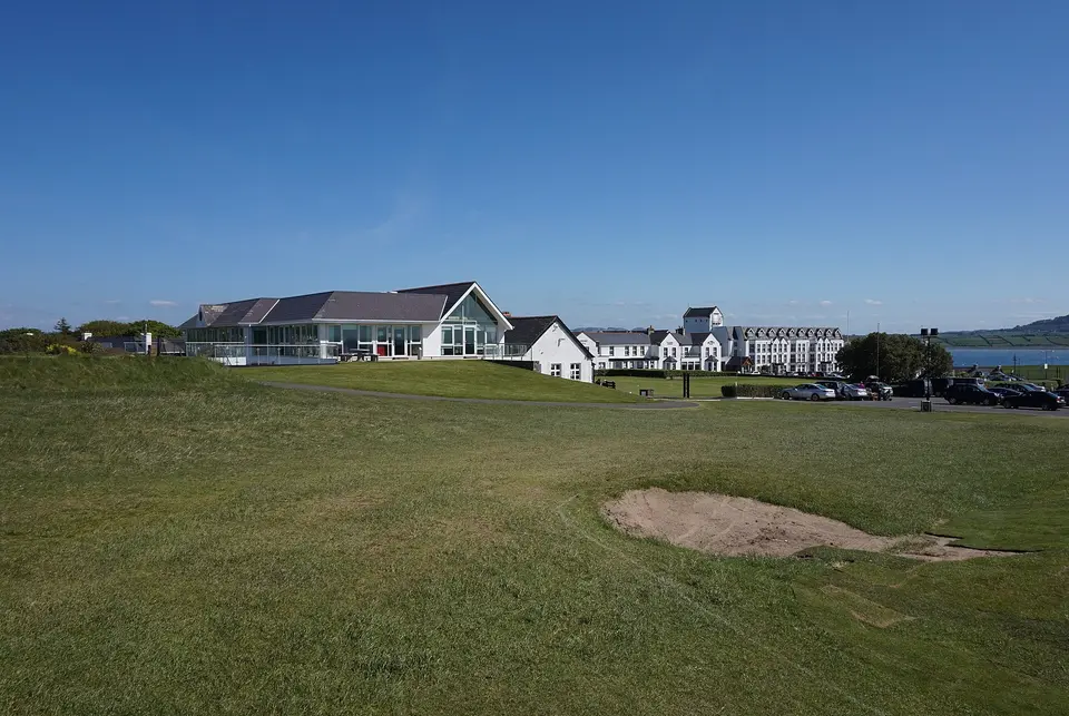 Clubhouse of the County Sligo Golf Club at Rosses Point, Ireland