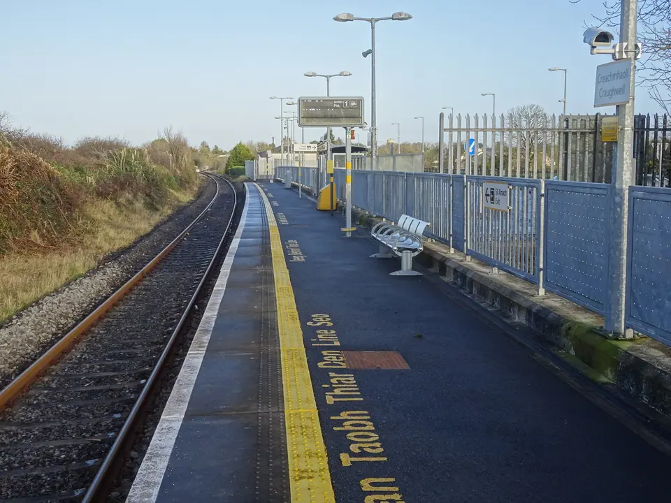 Craughwell railway station, County Galway (geograph 6347946)