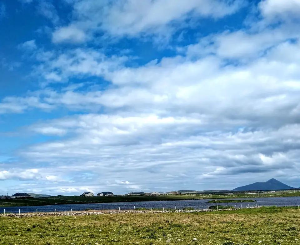 Picture of Cross Lough with Croagh Patrick in background