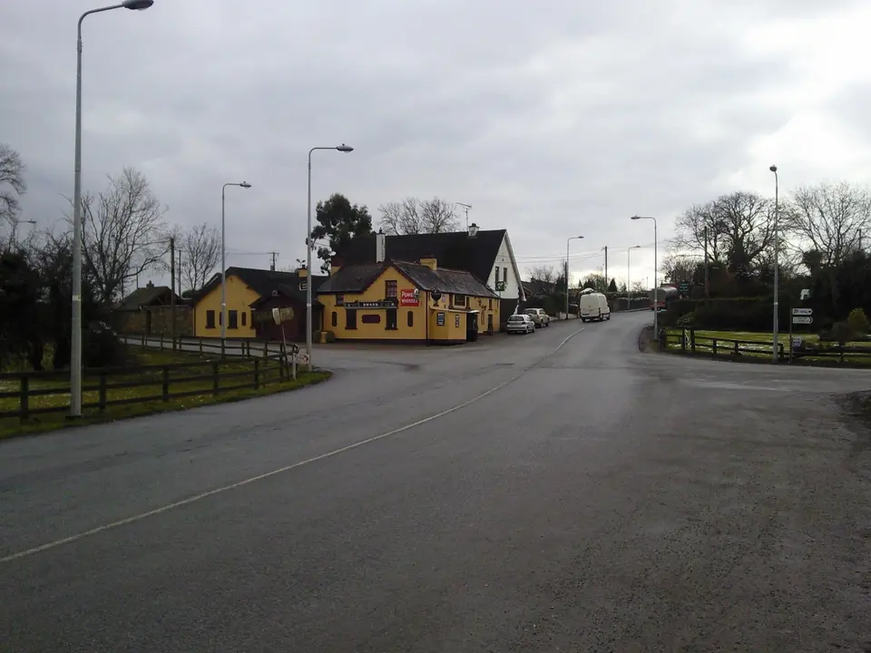 Curragha Crossroads. Swan's Public House at Curragha Crossroads, Co Meath.