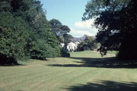 Derreen House. The gardens are renowned for rhododendrons and tree ferns.