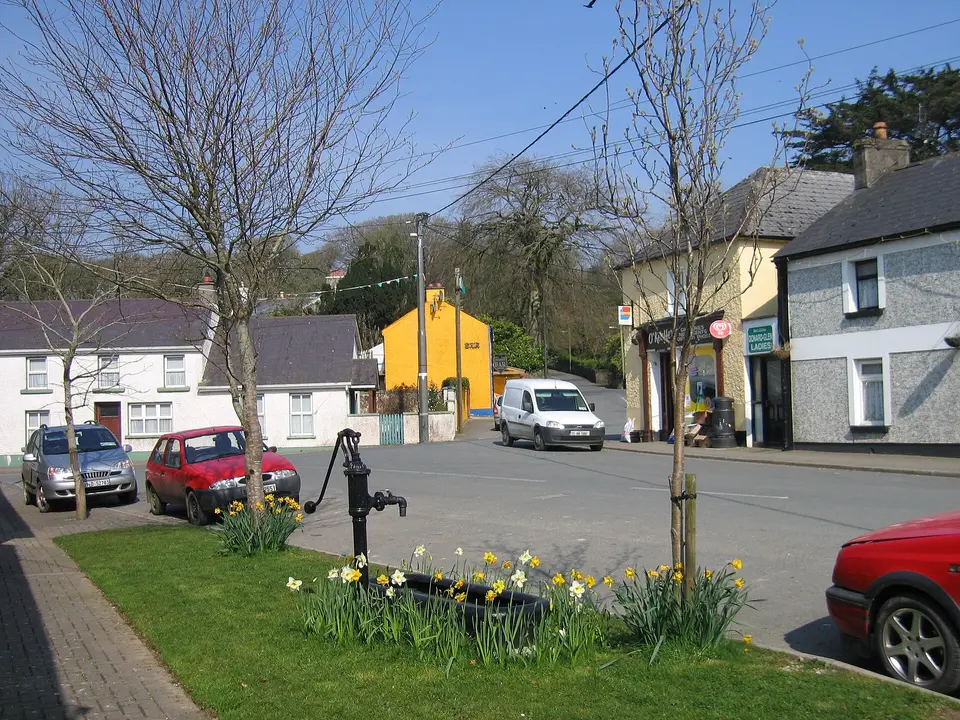 Donard, County Wicklow The village pump in Donard