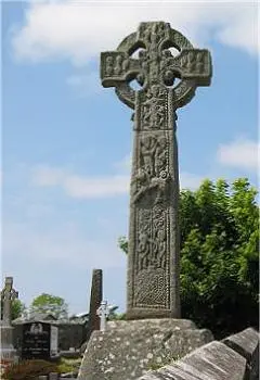 The Celtic Cross in the cemetery at Drumcliffe, County Sligo. An original photo taken by me in June 2006.