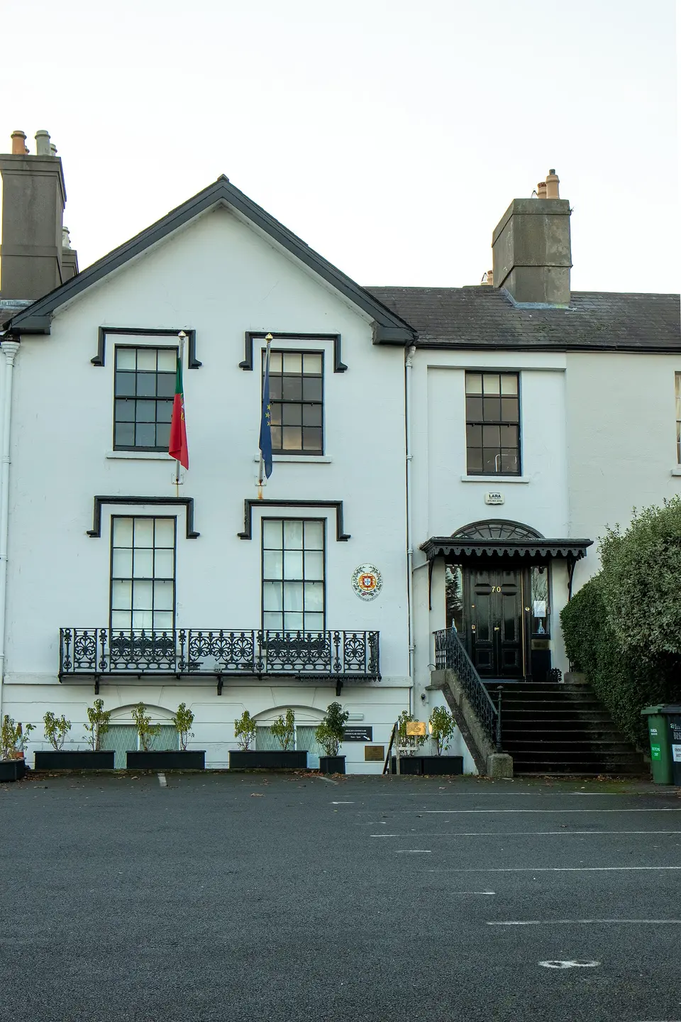 Exterior of the Portuguese Embassy in Dublin