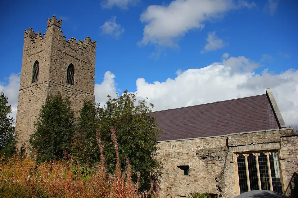 Anglican St. Audoen's Church, Cornmarket, in Dublin, Ireland.
