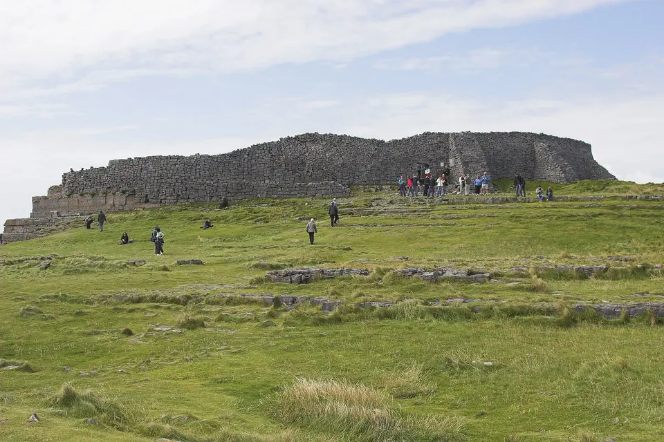 Dún Aengus, prehistoric fort on the island of Inishmore.