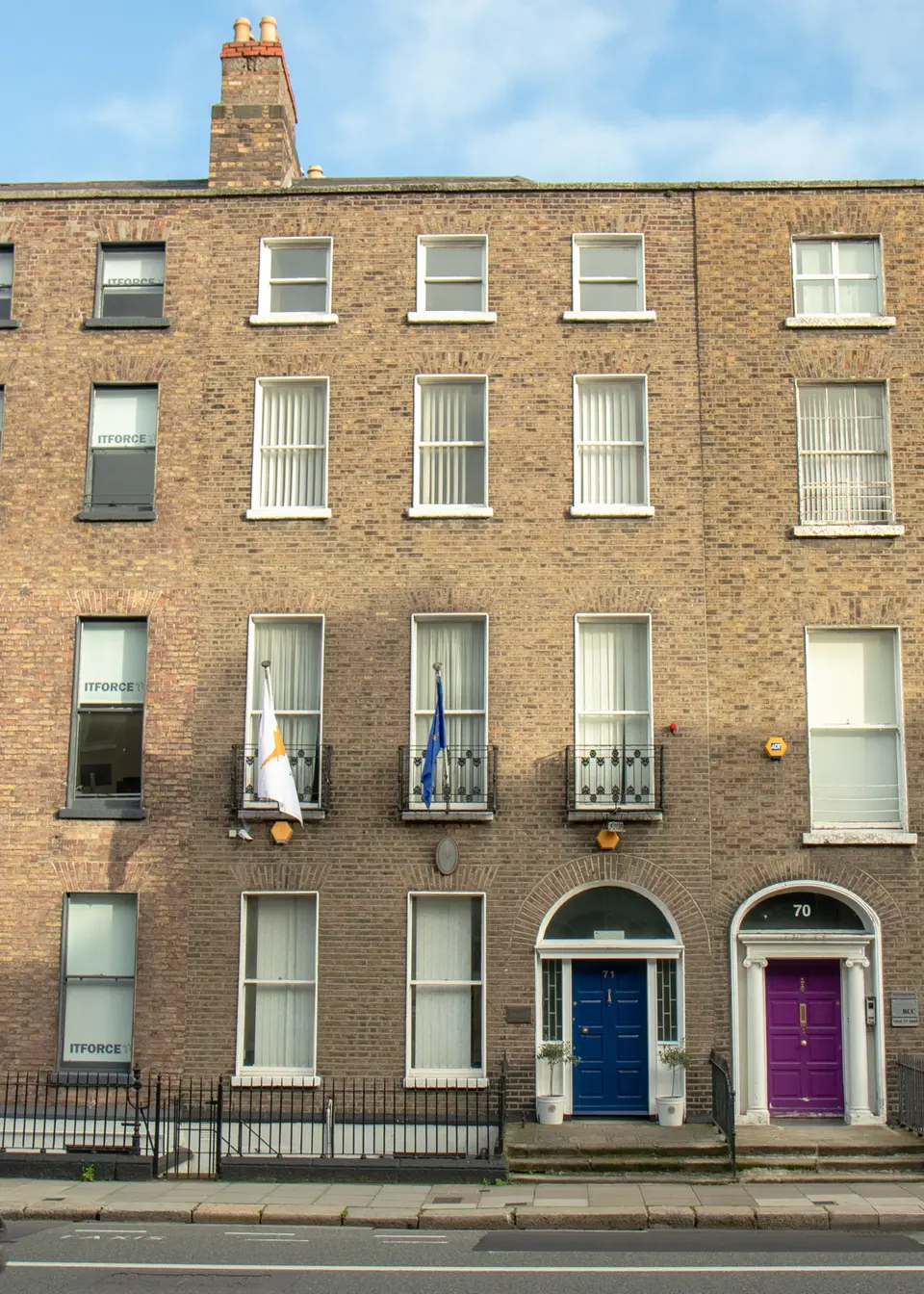 Exterior of Embassy of Cyprus in Dublin