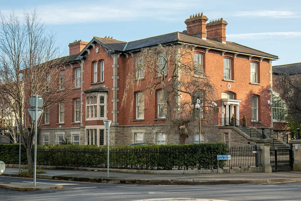 Exterior of the Embassy of Turkey in Dublin, Ireland