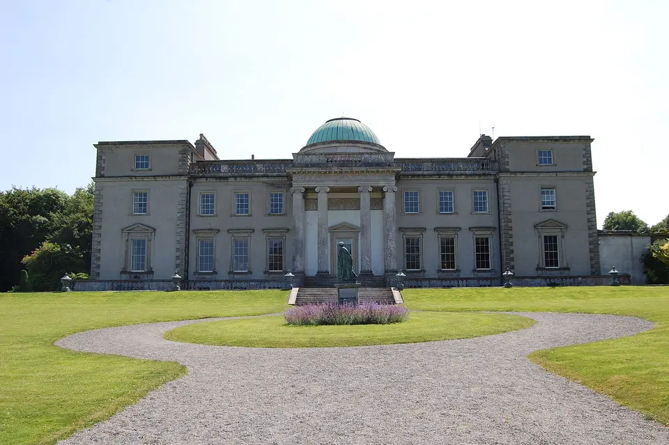 Emo Court at mid-afternoon on a fine sunny day in July 2013.