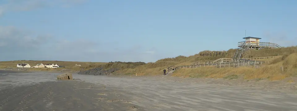 Empty beach at Rossnowlagh
