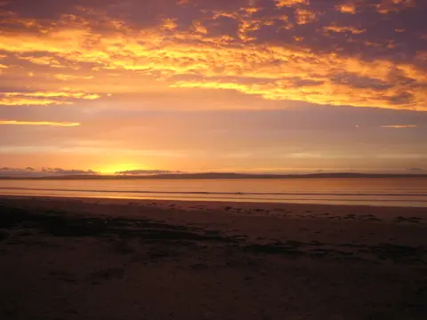 A September Sunset over the Beach at Enniscrone (Inishcrone) in County Sligo, Ireland