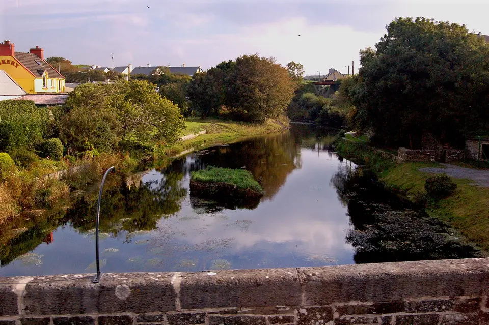 Ennistimon - Inagh River upstream of N67 Bridge