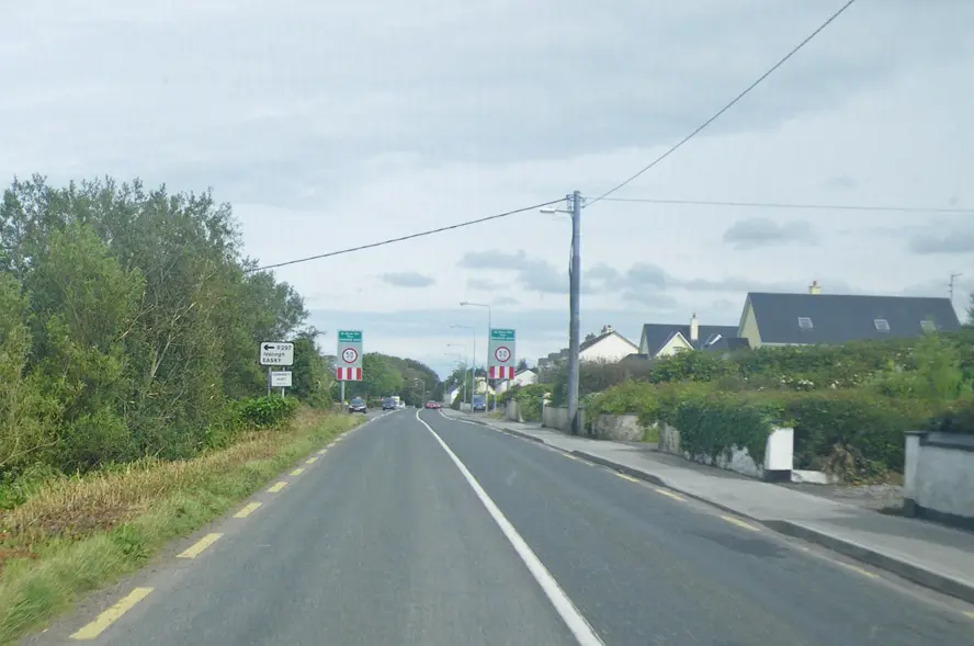 Entering Dromore West near the R297 junction