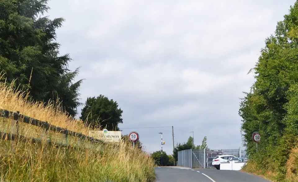Entering Hacketstown on Mill St