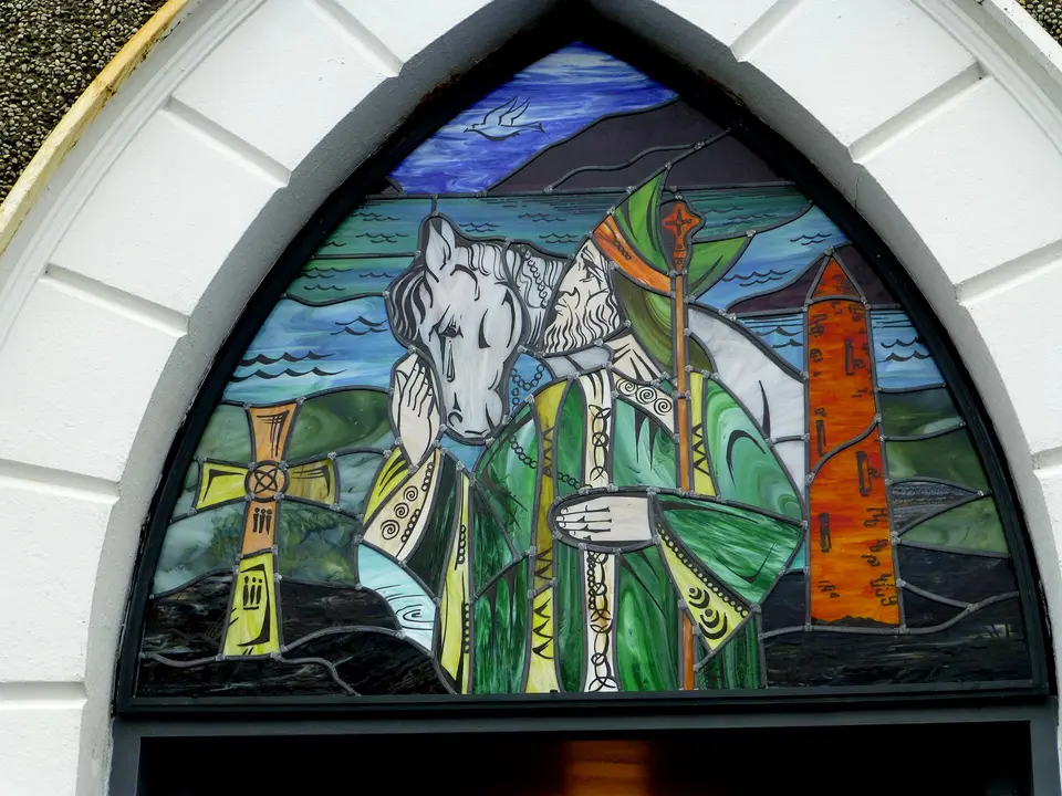 Fanlight, St Columba's RC Church