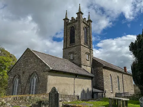 A view of Ferns Cathedral.