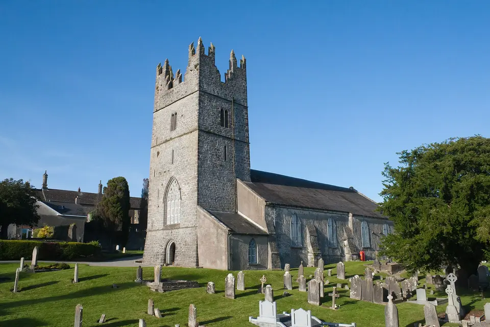 South-west view of the Anglican Holy Trinity Church.