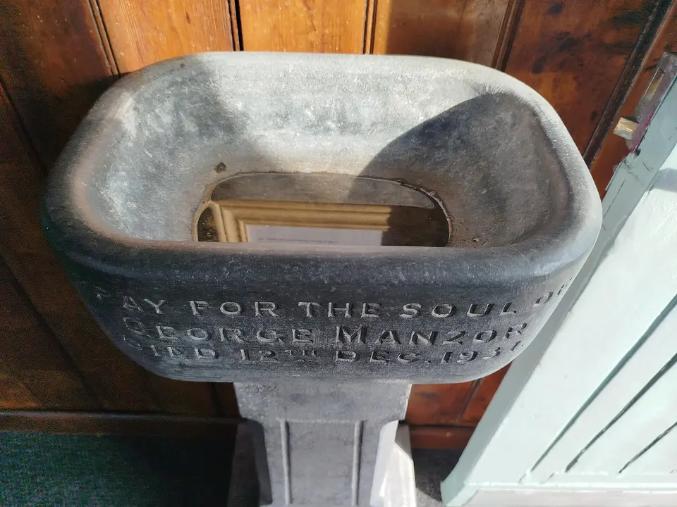 Font in Sallins Church