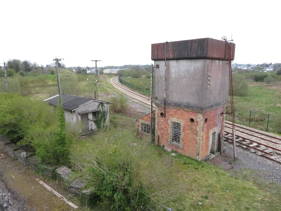 Former watertower at Claremorris station