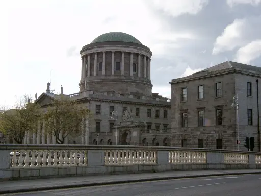Four Courts, Dublin's main court building.