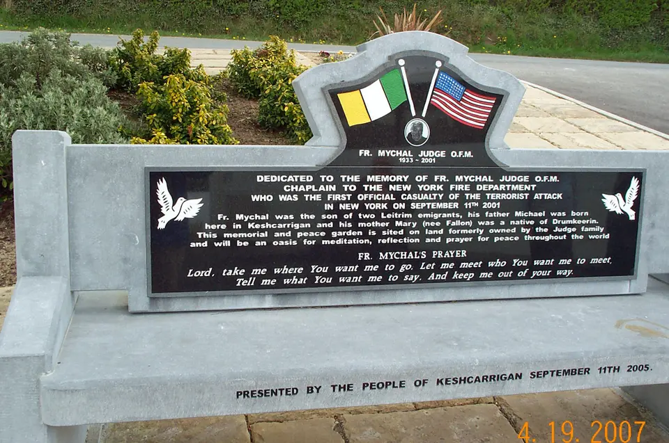 Fr. Mychal Judge Memorial Near Keshcarrigan