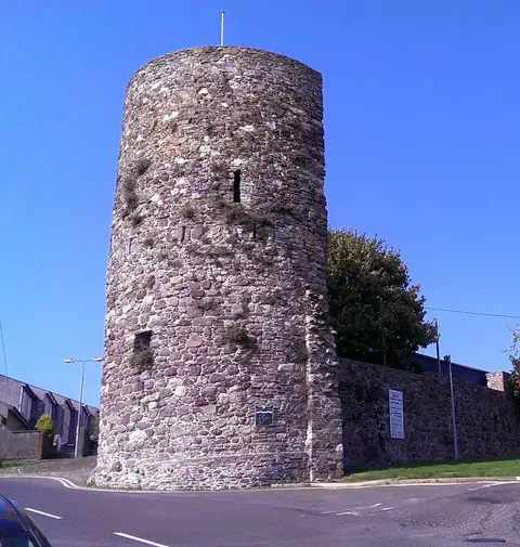 The French Tower. This is one of the six surviving towers of the walls of Waterford.