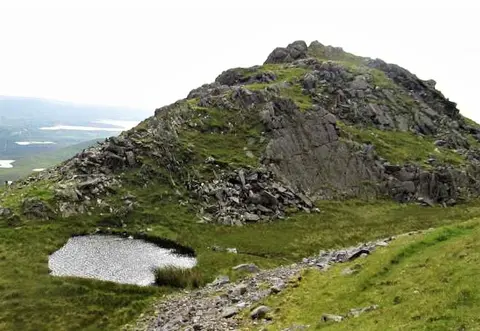 Garraun South-West Top (also called "Altnagaighera"), Twelve Bens, Ireland