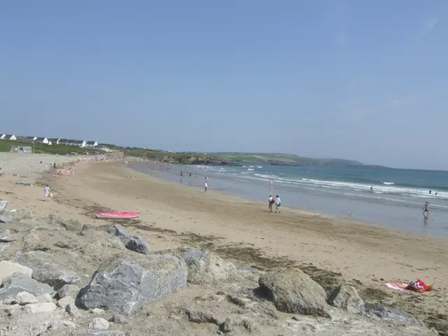 Garretstown Beach The quieter end of the beach late on a mid-June afternoon.