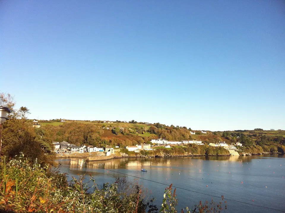 The harbour and village of Glandore, West Cork