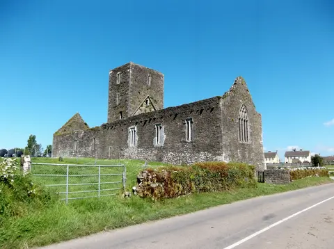 Photograph of the remains of Glanworth Abbey, Co. Cork, Ireland