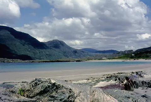 Glassilaun Strand near Killary Harbour, County Galway