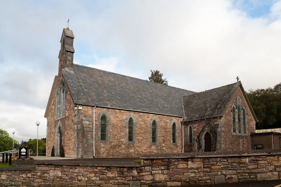 West view of St. James' Church in Glenbeigh.