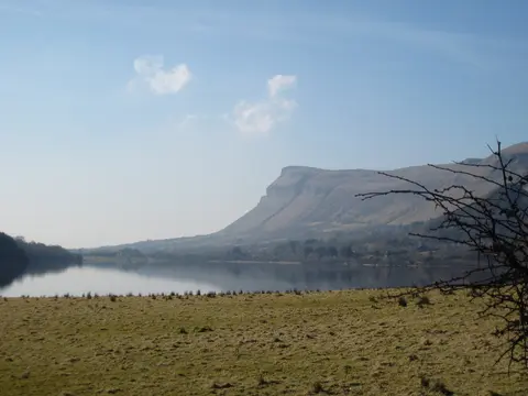 Glencar Lough and Benbulbin - westward view