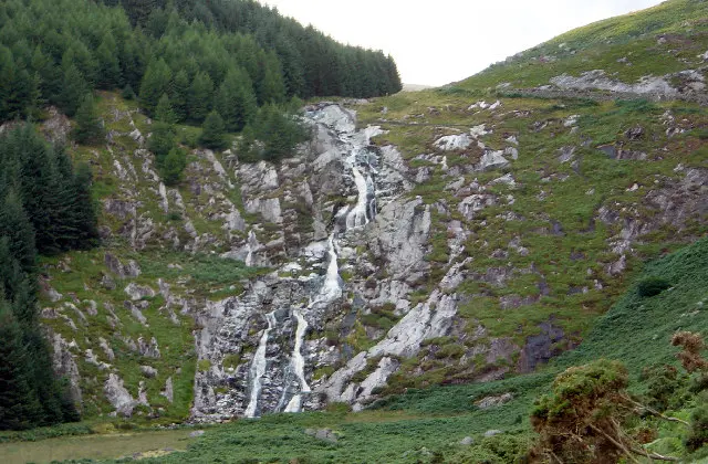 Glenmacnass waterfall from the south.