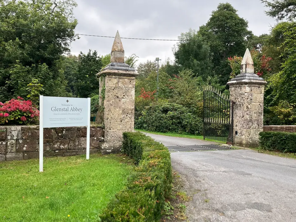 Glenstal Abbey entrance, September 2024
