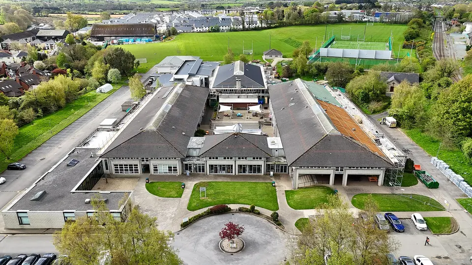 Gorey Community School aerial photo