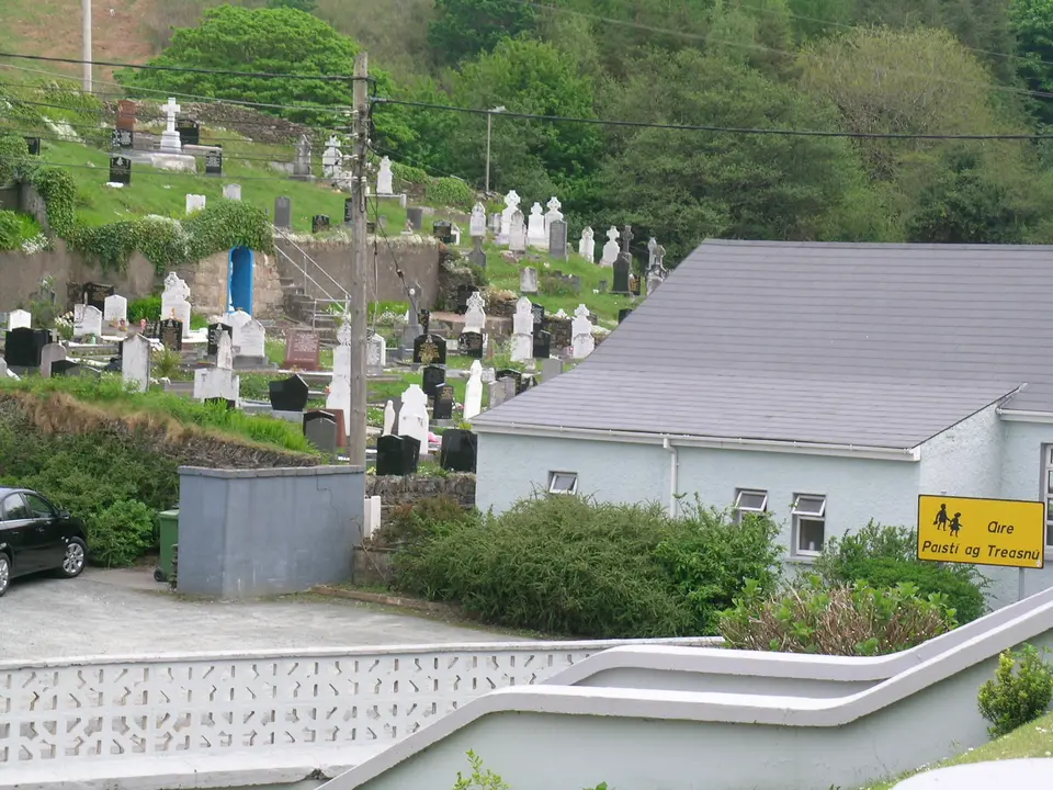 Gortahork Cemetery from the Christ the King Church steps