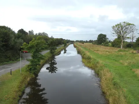 Grand Canal from L'estrange Bridge in Clonony, Co. Offaly