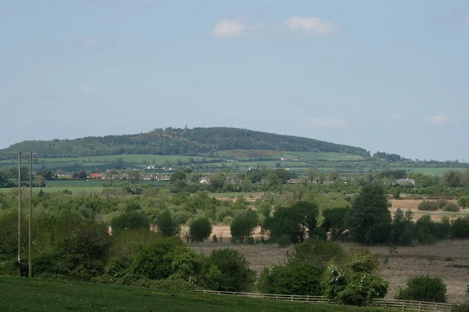 The Hill of Allen in County Kildare, Ireland.