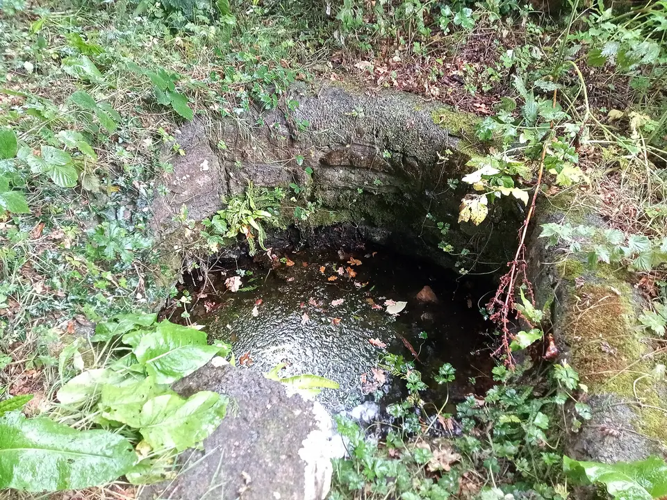 The main well, probably the "holier" part of the holy well arrangement.