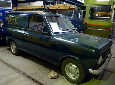 National Transport Museum of Ireland: 1969 Posts & Telegraphs Bedford HA Van.